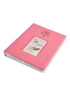 Ozone 128 Pockets Mini Photo Album For Fujifilm Instax Mini 9 8 7 7S 50 70 90 / Instax SP-1/ Polaroid Instant Camera And Name Card Flamingo Pink  - Image 2
