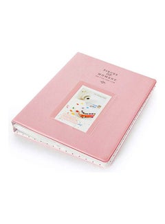 Ozone 128 Pockets Mini Photo Album For Fujifilm Instax Mini 9 8 7 7S 50 70 90 / Instax SP-1/ Polaroid Instant Camera And Name Card Pink  - Image 2