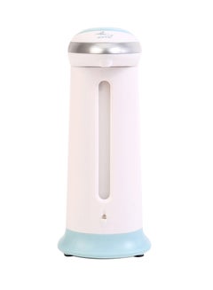 LAWAZIM Soap Dispenser White/Blue/Silver 20x10cm 