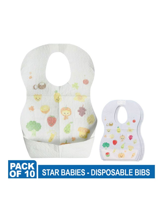 ستار بيبيز مجموعة مرايل للاستخدام مرة واحدة من 10 قطع - Image 1