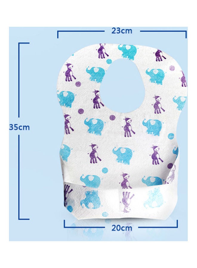 STAR BABiES Pack Of 50 Disposable Bibs Mix Design - Image 4