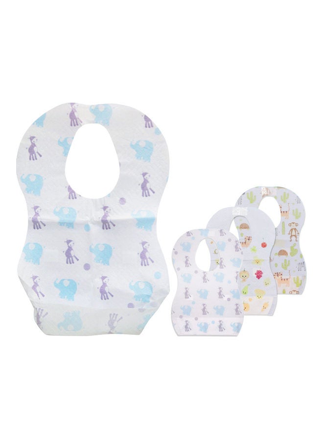 STAR BABiES Pack Of 30 Disposable Bibs Mix Design - Image 3
