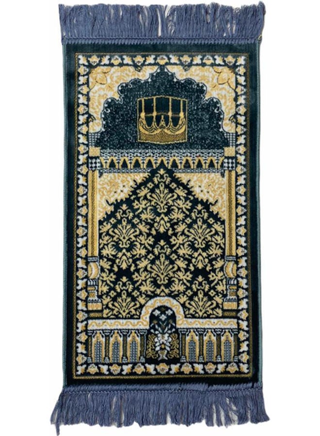 سجادة صلاة رمادي/أسود 60x33سم - Image 1