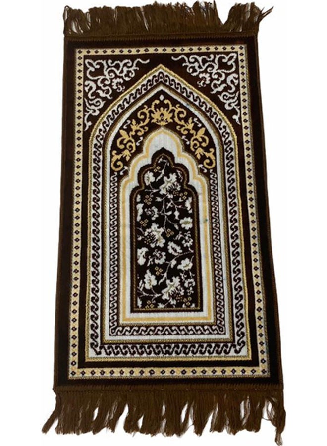سجادة صلاة بني/ أسود - Image 1