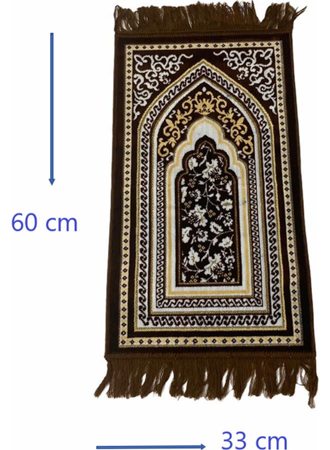 سجادة صلاة بني/ أسود - Image 2