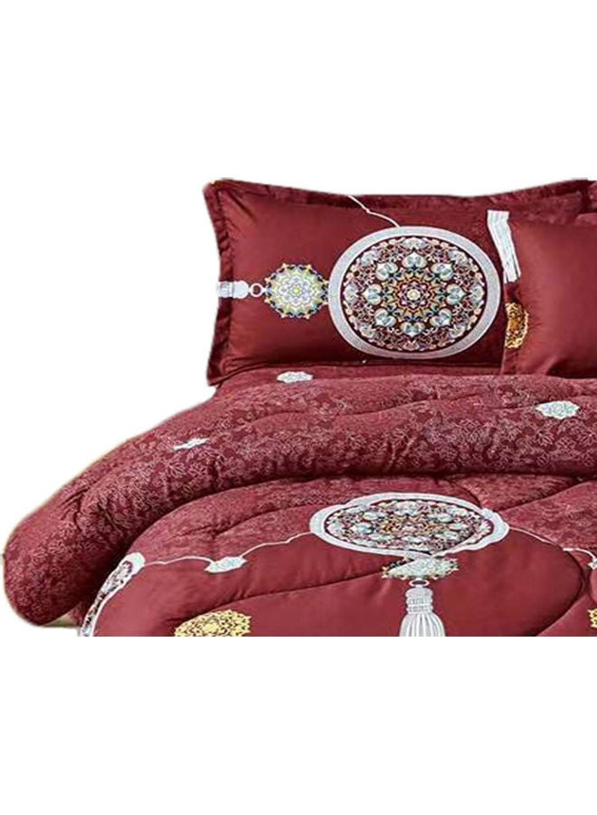 Generic 6 Piece Summer Comforter Set Polyester Multicolour 220x240cm  - Image 3