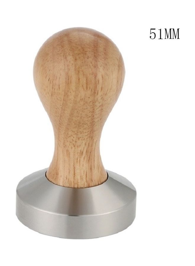 إيزي سو مكبس قهوة بمقبض خشبي فضي/بني - Image 1