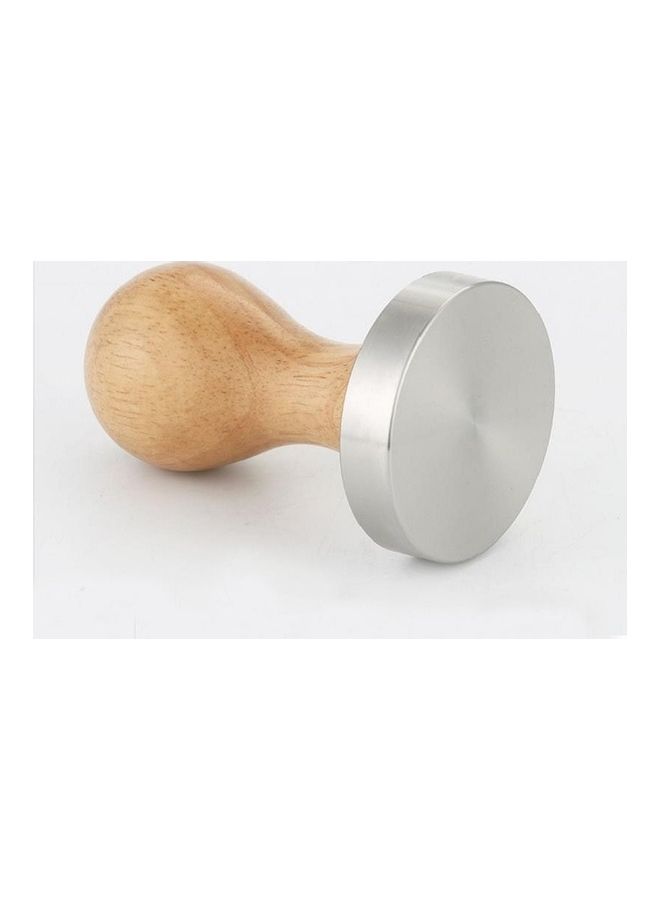 إيزي سو مكبس قهوة بمقبض خشبي فضي/بني - Image 2