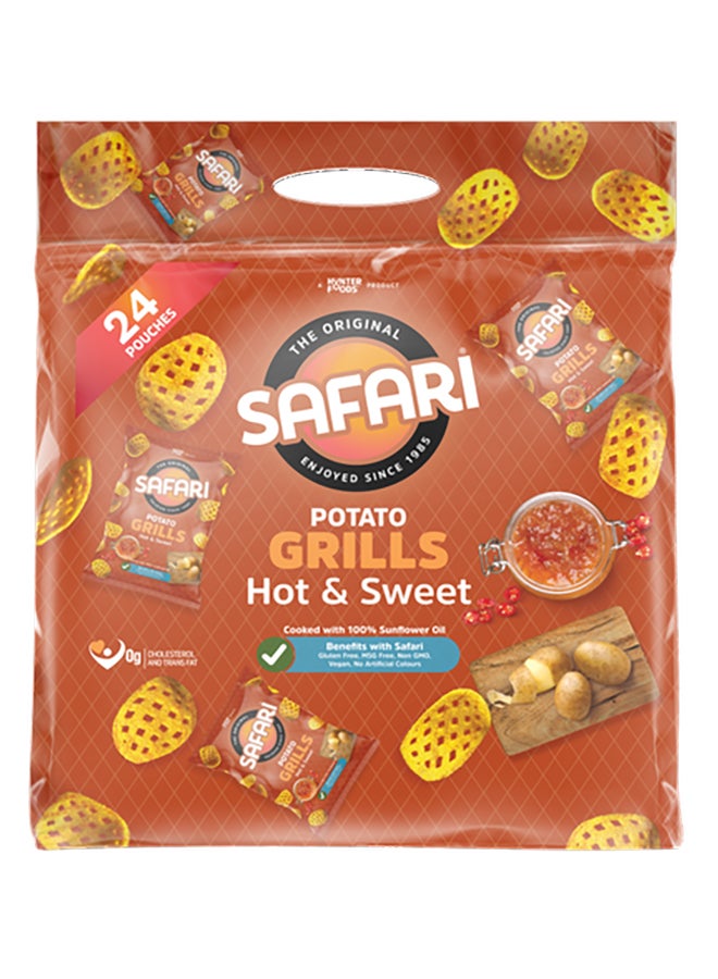 Potato Grills Hot And Sweet 15grams Pack of 24
