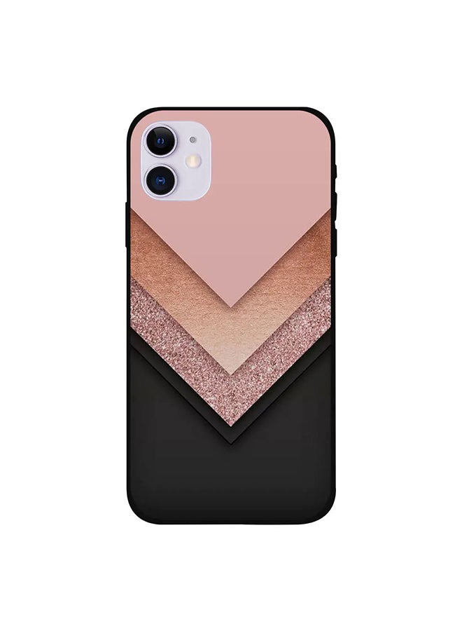 Protective Case Cover For Apple iPhone 12 Black/Gold/Pink