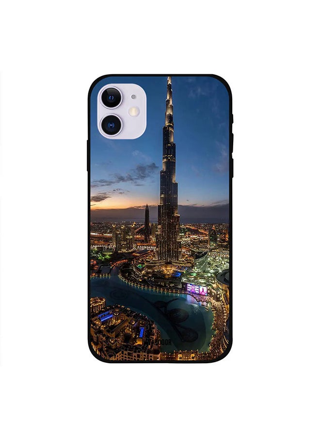 غطاء حماية واق لهاتف أبل آيفون 12 نمط برج خليفة