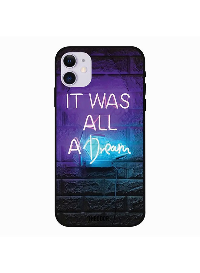 غطاء حماية واق لهاتف أبل آيفون 12 ميني عبارة "It was all a Dream"