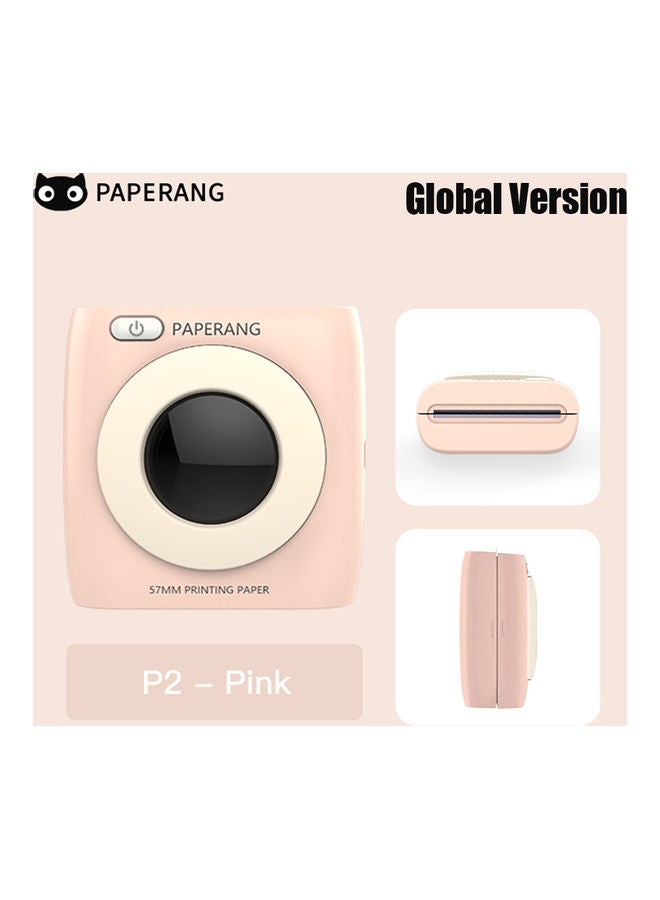 paperang Wireless Pocket Mini Printer Pink - Image 1