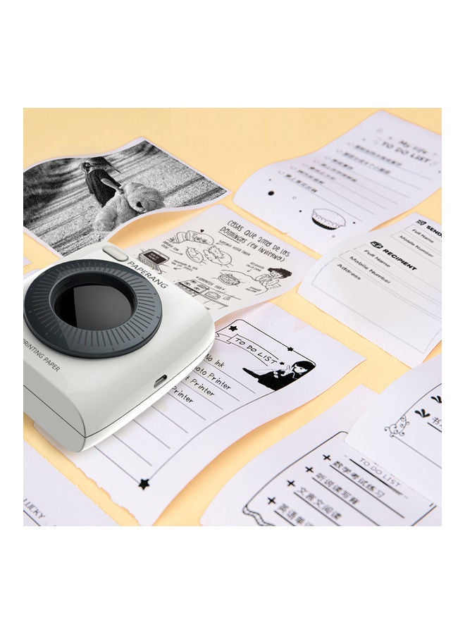 paperang Wireless Pocket Mini Printer Pink - Image 2
