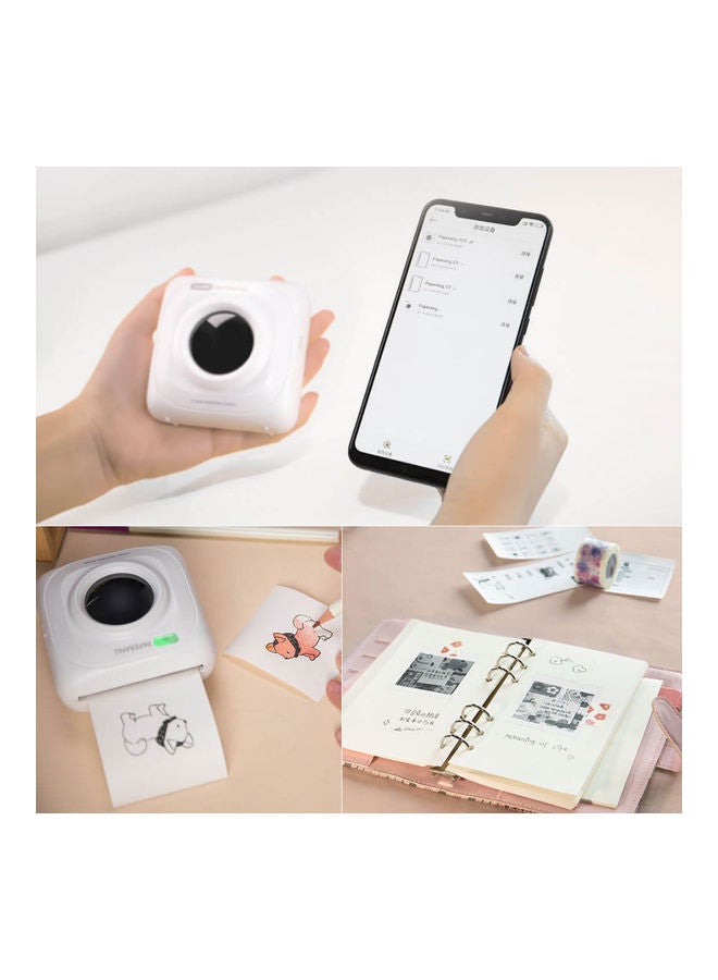 بايبرانغ طابعة بحجم الجيب صغيرة لاسلكية. وردي - Image 2