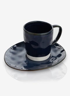 Porcelain Cup And Saucer Blue 250ml - v1614859178/N44742905A_2