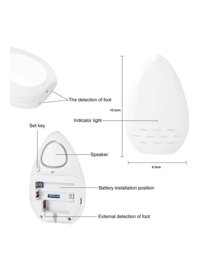 Water Leakage Sensor Alarm White - Image 2