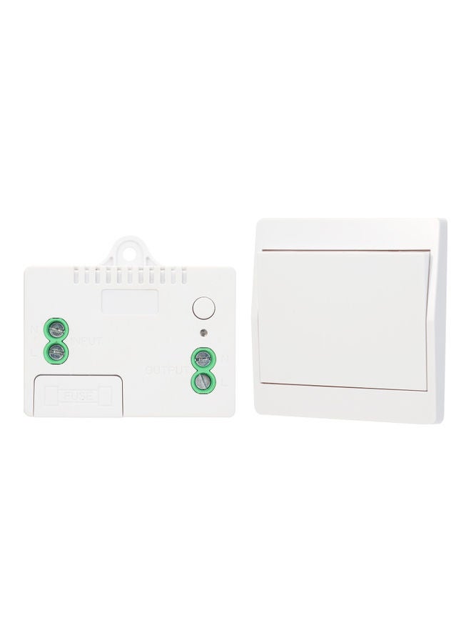 Remote Controlled Wall Light White/Black - Image 1