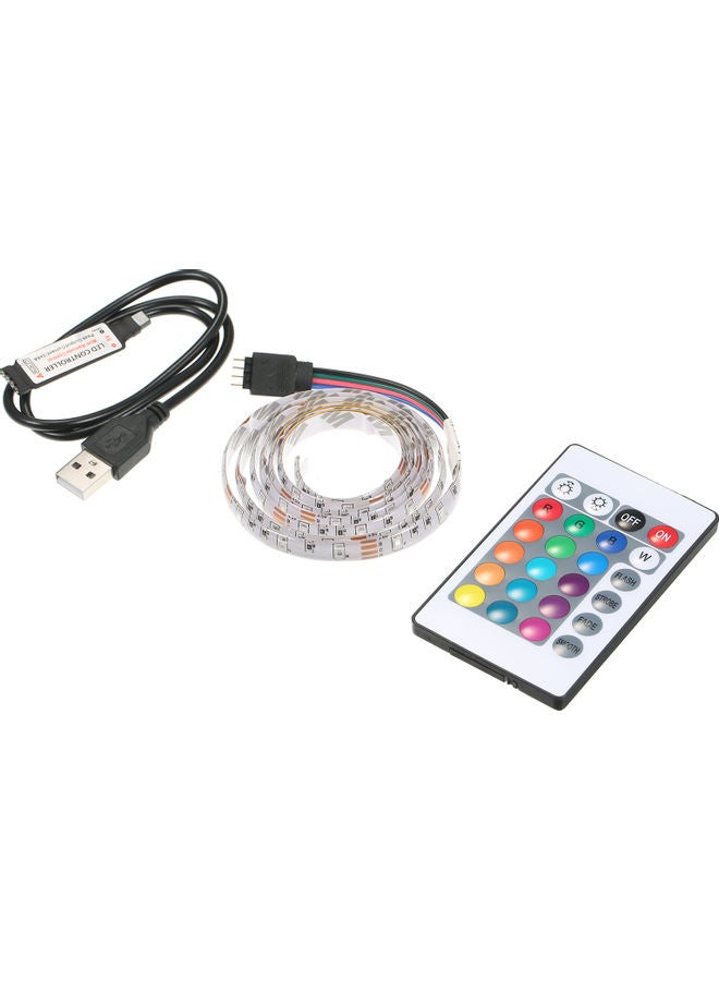 Generic Waterproof LED Strip With Remote Control Multicolour  - Image 3