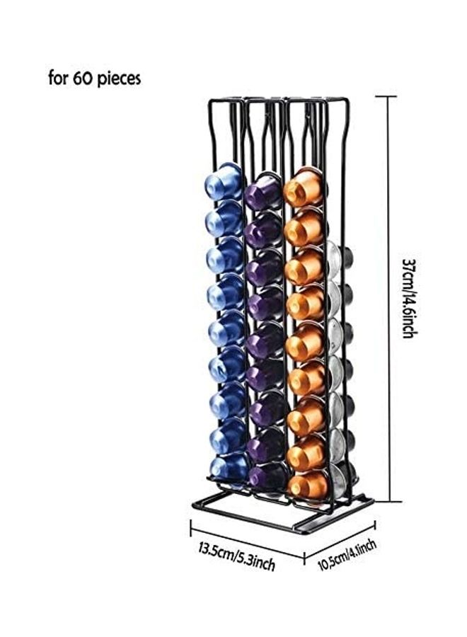 60-Piece Coffee Capsule Holder Multicolour - Image 2
