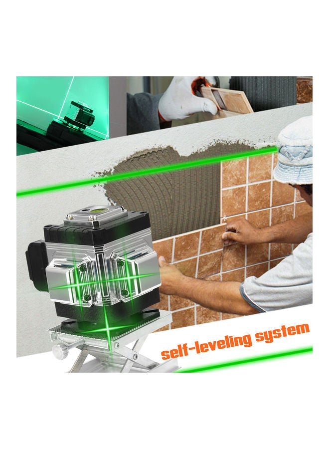 آلة تسوية بالليزر متعددة الوظائف ب12 خطاً أسود/فضي  - Image 2