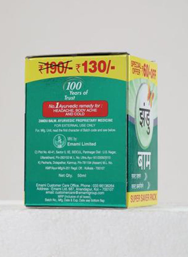 Zandu - Pack Of 3 Fast Action Pain Relief Balm - Image 1