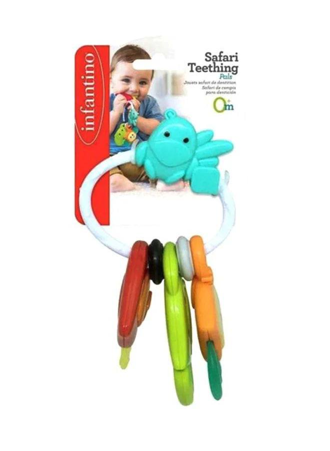 infantino Safari Teething Pals - Multicolor, 0+ Months