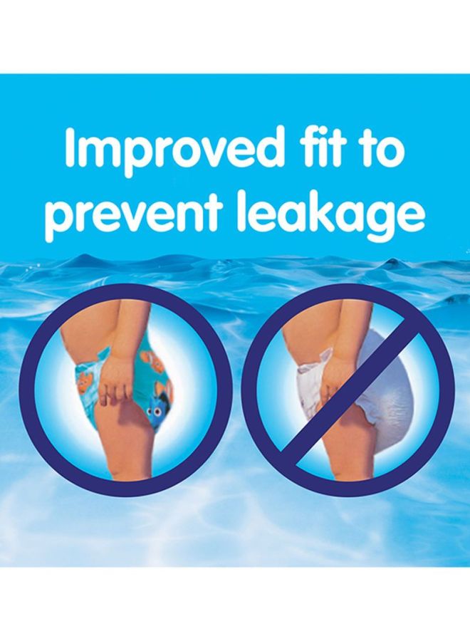HUGGIES Little Swimmer Disposable Swim Pants Diapers, 7 - 12 Kg, 96 Count ( 8 x 12 Pack ) - Small, Easy Open Sides - Image 5