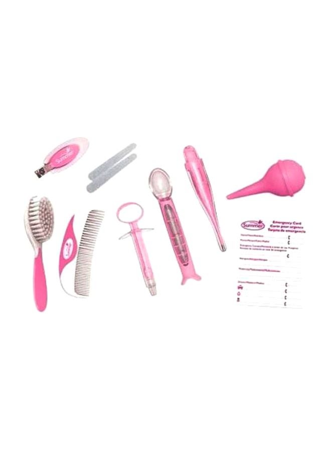 summer infant - 12-Piece Health And Grooming Kit, 0+ M - Pink/White - Image 1