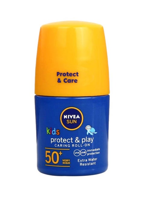SUN Kids Caring Roll-On, UVA & UVB Protection, SPF 50+, 50ml Multicolour 50ml