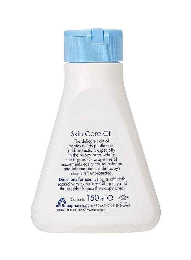 Sebamed - Baby Skin Care Oil For Cleansing Nappy Area For Delicate Skin, 150ml . - Image 1