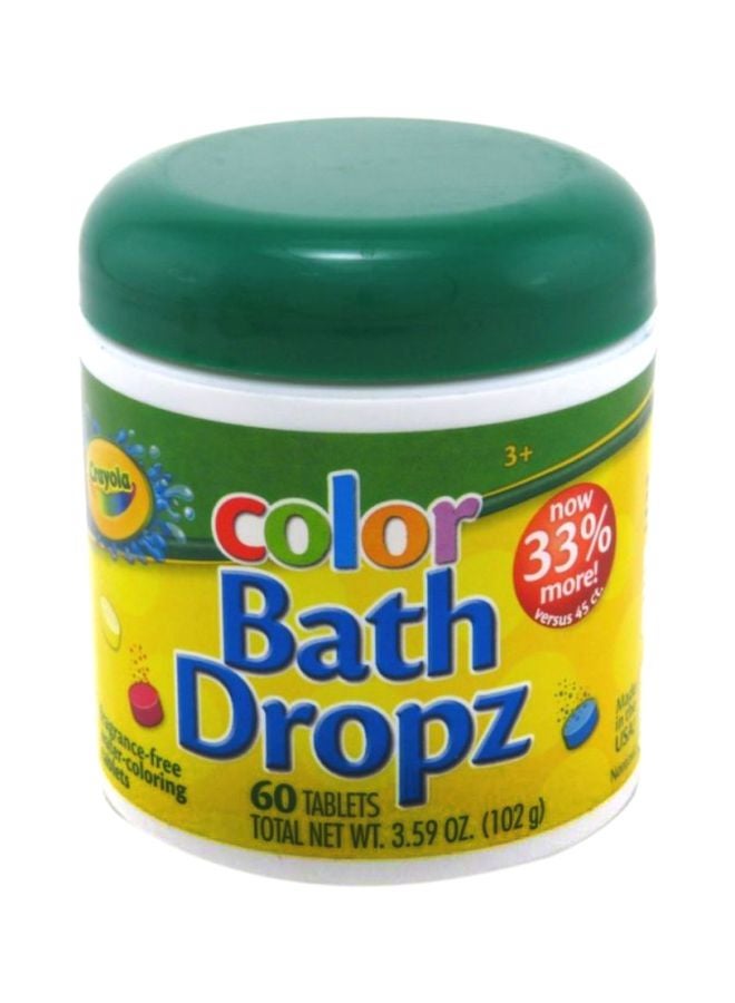 كرايولا مجموعة أقراص دروبز ملونة للاستحمام مكونة من 3 قطع - Image 1