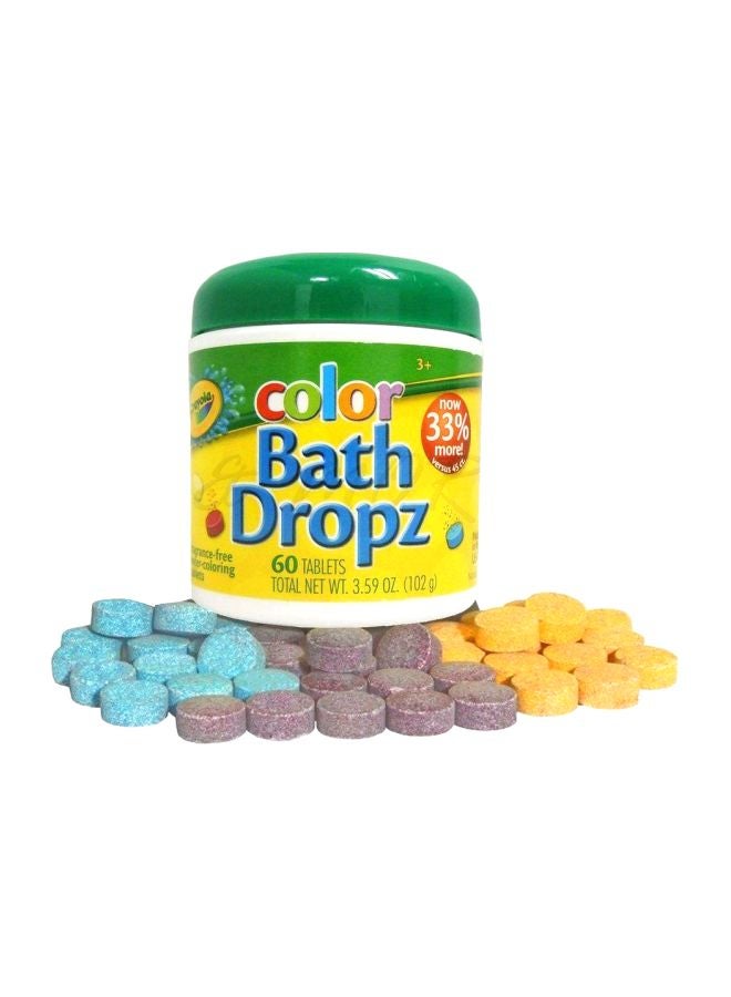 Crayola - Color Bath Dropz - 60 Tablets - Image 1