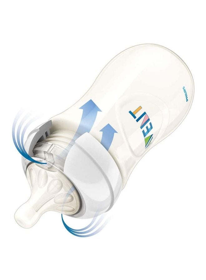 مجموعة زجاجات رضاعة طبيعية للأطفال خالية من مادة BPA مع حلمة من 3 قطع، 9 أوقية/ 260 مل- شفاف - Image 2