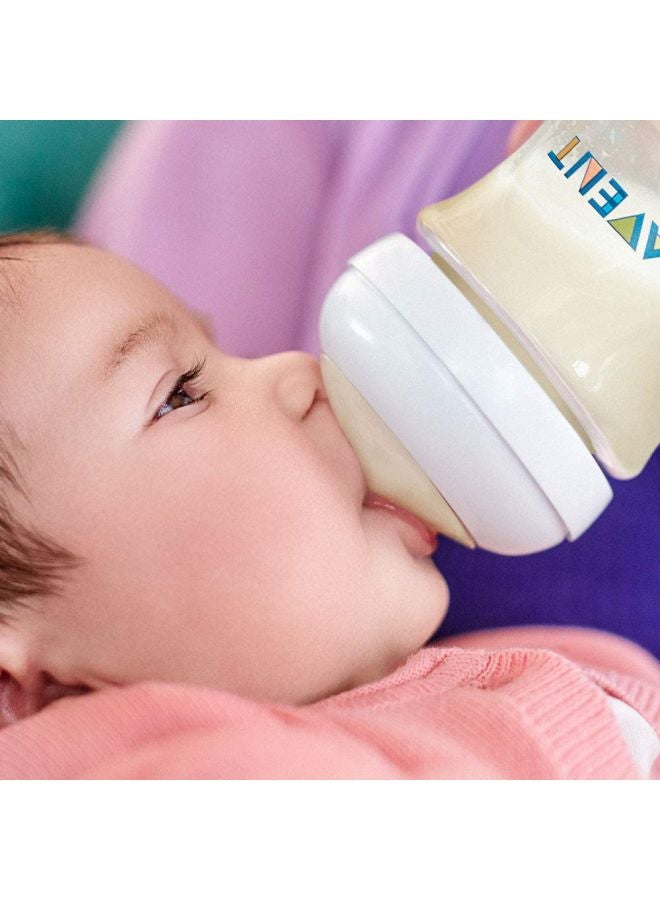 مجموعة زجاجات رضاعة طبيعية للأطفال خالية من مادة BPA مع حلمة من 3 قطع، 9 أوقية/ 260 مل- شفاف - Image 5