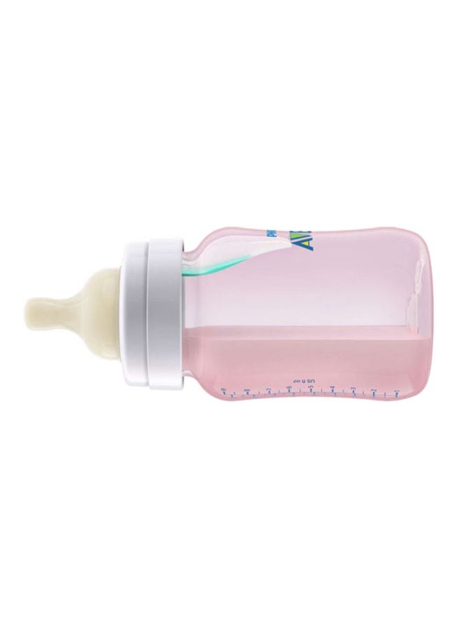 PHILIPS AVENT Pack of 3 Anti-Colic Feeding Bottles with Air-Free Vent, 260 ml, Pink/Clear/White  - Image 2