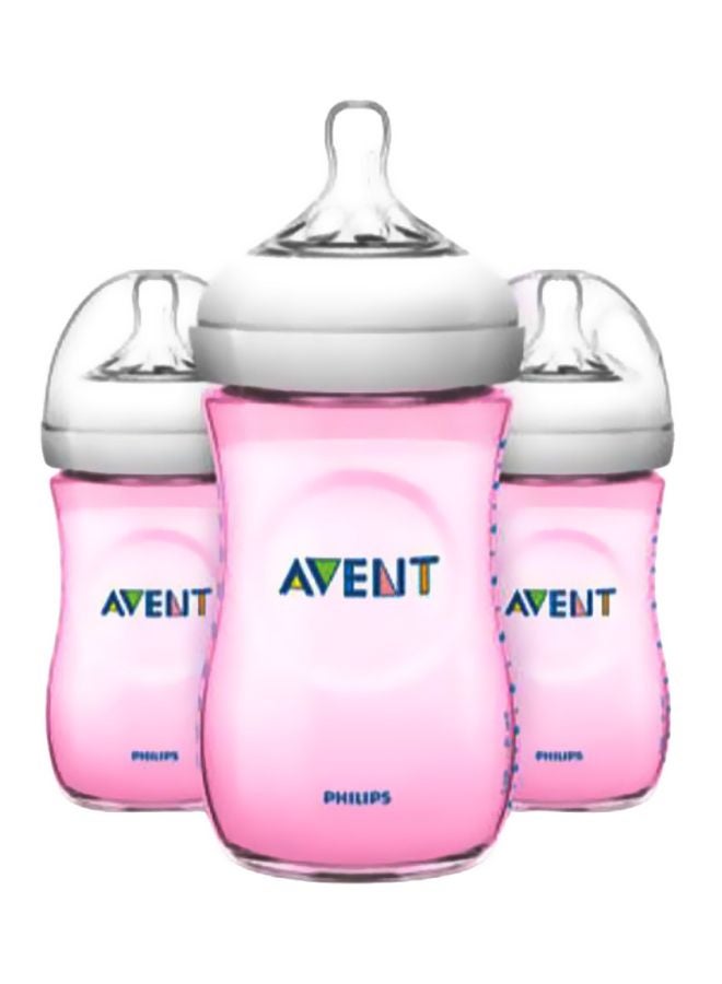 مجموعة زجاجة رضاعة طبيعية سعة 260 مل مكونة من 3 قطع - Image 1