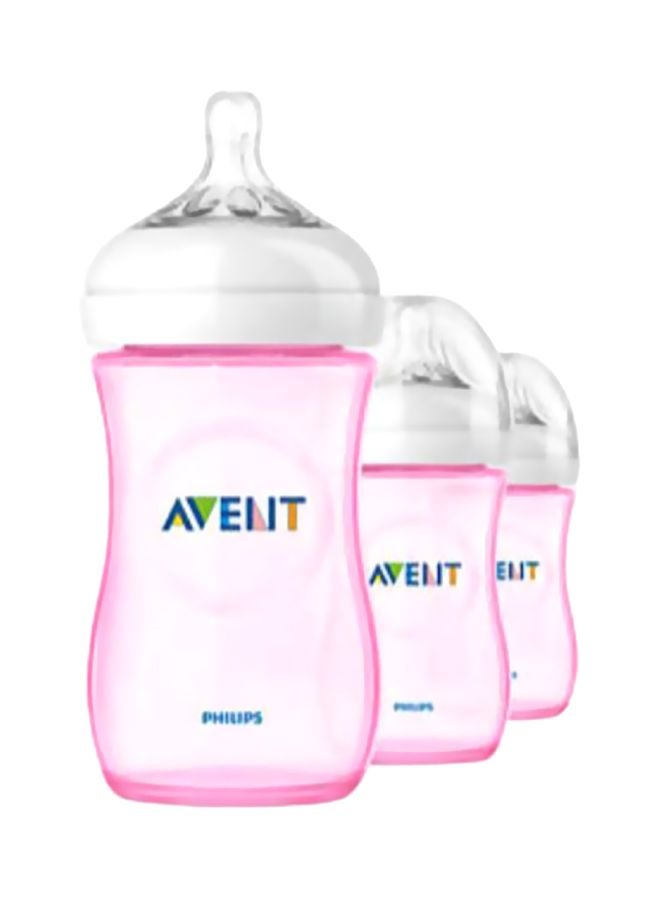 مجموعة زجاجة رضاعة طبيعية سعة 260 مل مكونة من 3 قطع - Image 2