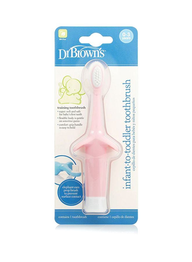 Dr. Brown’s Infant-to-Toddler Toothbrush, Pink  - Image 3