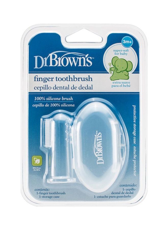 Dr. Brown’s - Silicone Finger Toothbrush With Case - Image 1
