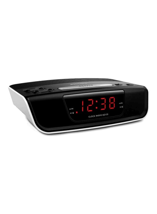 Philips - Digital Tuning Clock Radio AJ3123 Black - Image 1