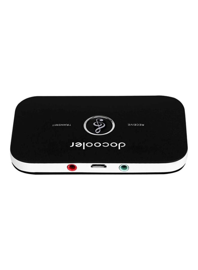 docooler - 2-In-1 Bluetooth Transmitter & Receiver V213 Black - Image 1