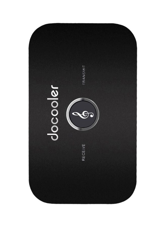docooler - 2-In-1 Bluetooth Transmitter & Receiver V213 Black - Image 1