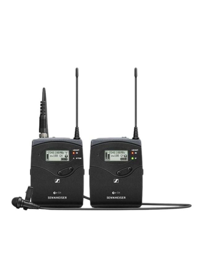 Sennheiser Camera-Mount Wireless Microphone System With ME 2-II Lavalier Microphone 6486 Black - Image 1