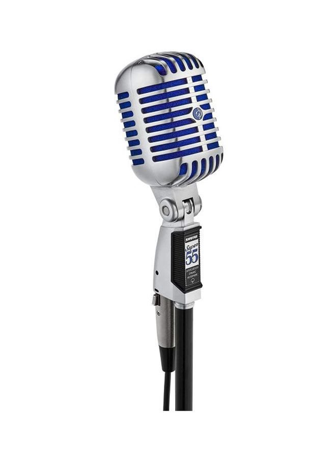 Shure - Super 55 Deluxe Vocal Microphone 2724298622901 Silver - Image 1