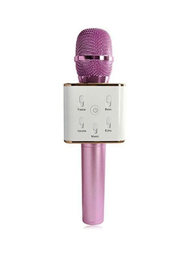 Tuxun Bluetooth Karaoke Microphone 2724341439852 Pink/White  - Image 1