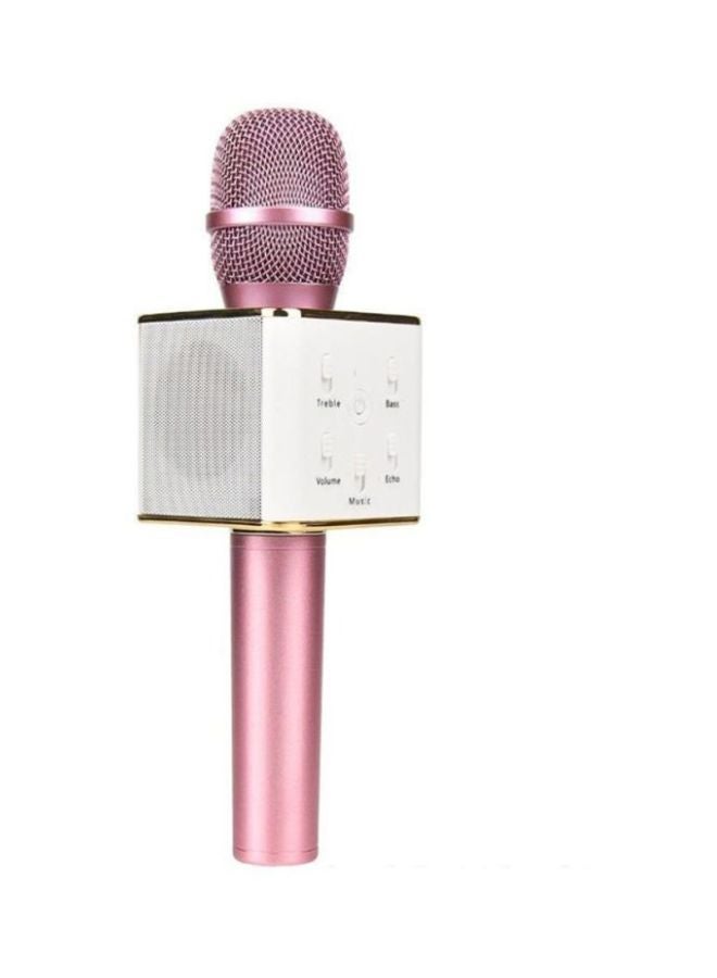 Tuxun Q7 Wireless Karaoke Microphone Q7 Pink/White - Image 2