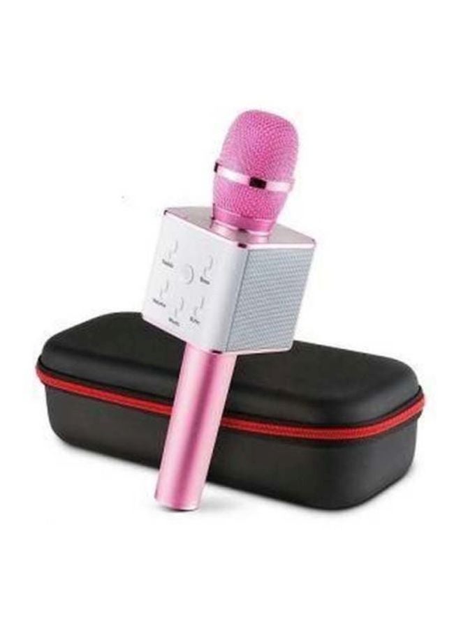 Tuxun Bluetooth Karaoke Microphone 2724442062331 Pink/White  - Image 2