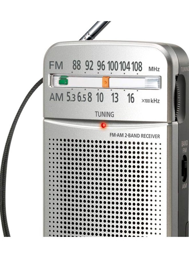 Panasonic - Pocket AM/FM Radio RF-P50 Silver - Image 1