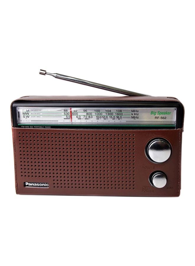 Panasonic 3 Band Portable Radio RF-562DGC1-K Brown  - Image 1